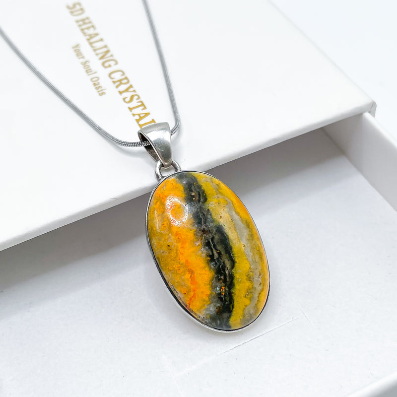 Bumblebee Jasper Pendant 002