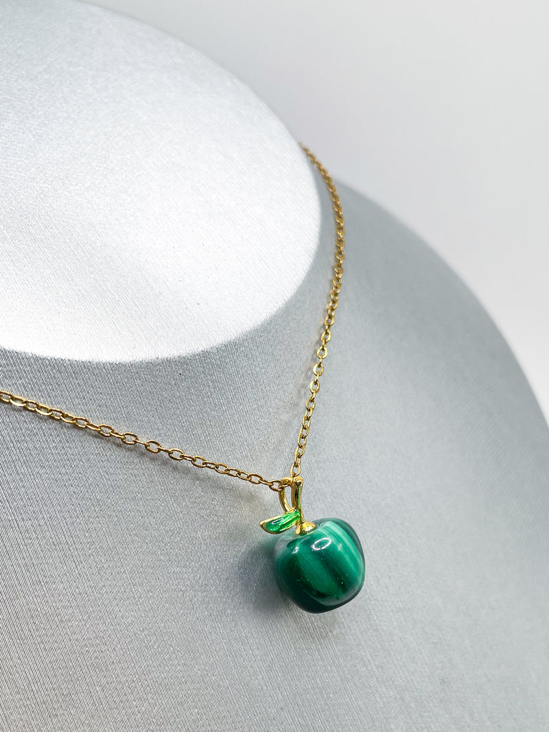 Malachite Apple Pendant 🍏