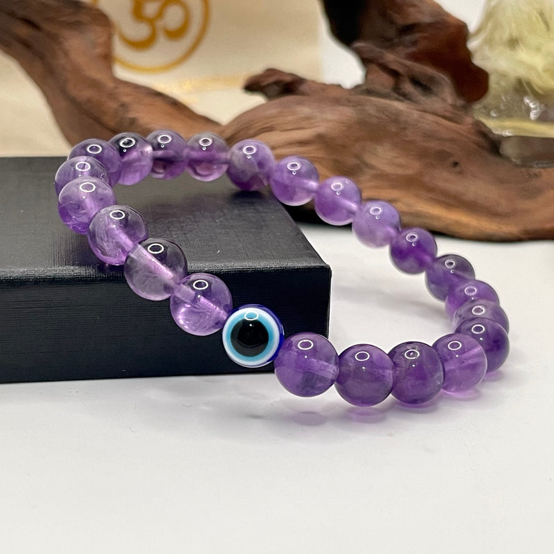 Evil Eye in Authentic Natural Healing, Protection, Wealth, Love, Career & Success Stone Bracelet