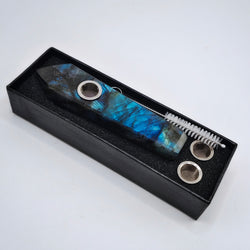 Labradorite Crystal Pipe