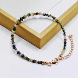 Raw Multicolored Diamond Bracelet