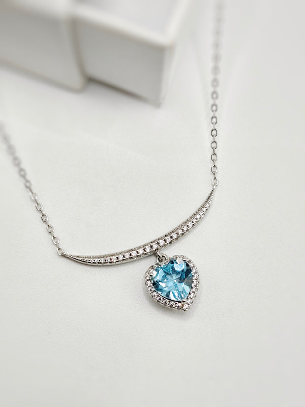 Blue Topaz Necklace