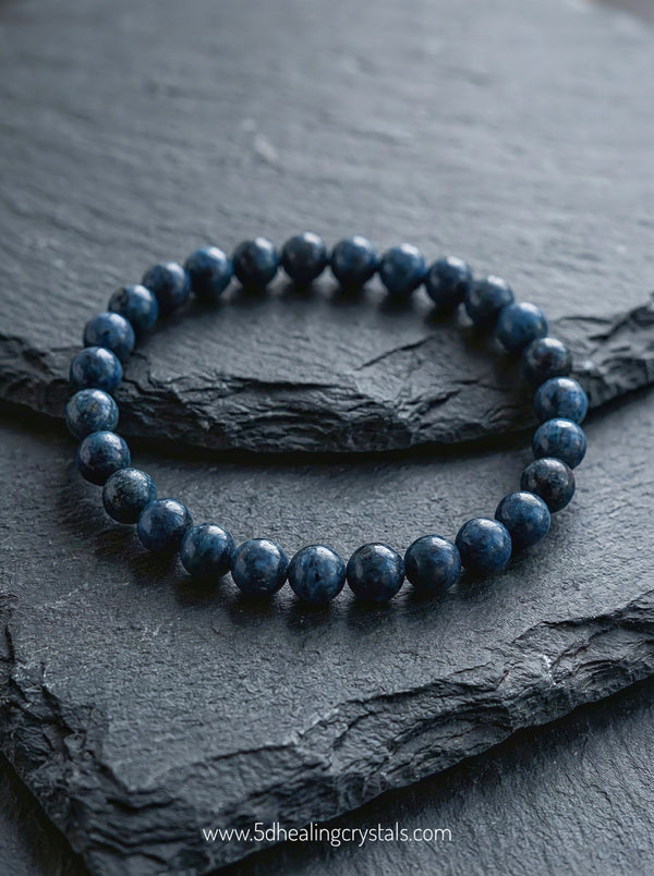 Rare Cobalt blue Spinel 6mm Bracelet