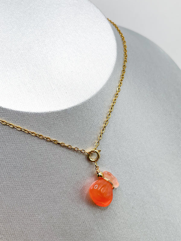 Carnelian Money Bag Charm Pendant