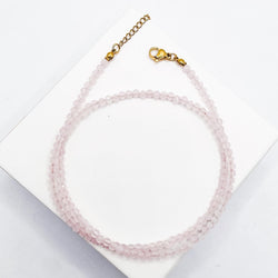 Rose Quartz Choker