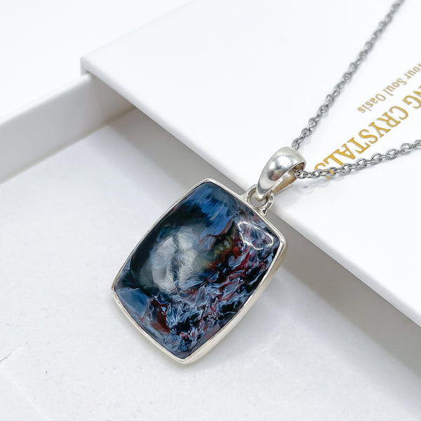 Blue Pietersite Pendant 001