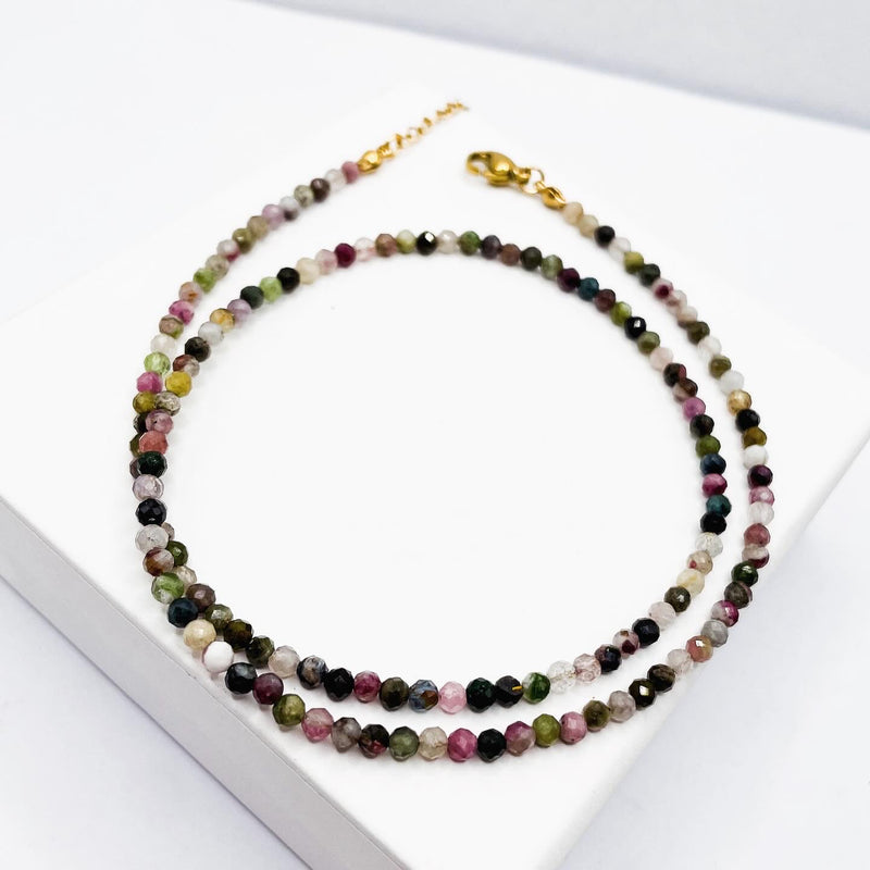 Multicolored Tourmaline Choker