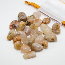 Golden Rutilated Quartz Tumbled Stones