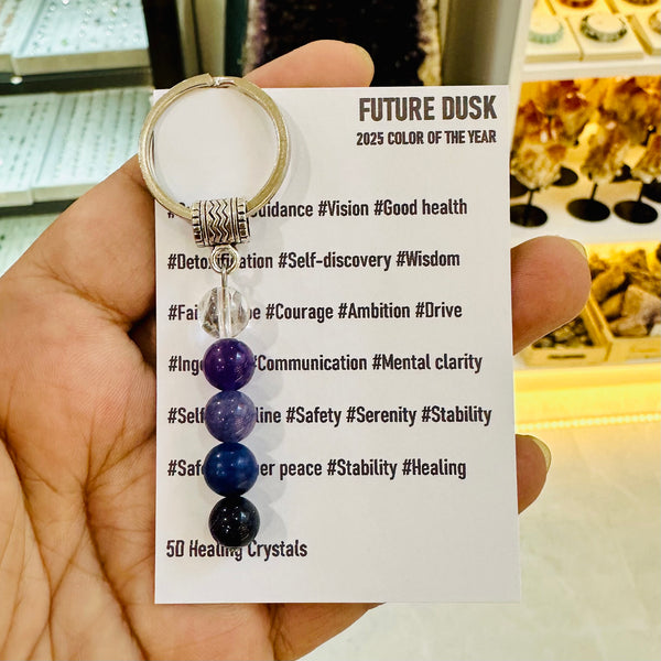 2025 Future Dusk Color of the Year Keychain