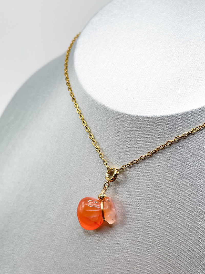 Carnelian Money Bag Charm Pendant