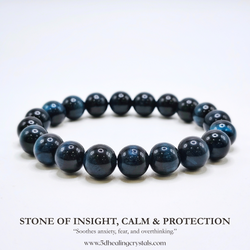 Blue Tiger's Eye Bracelet (Regular Quality)