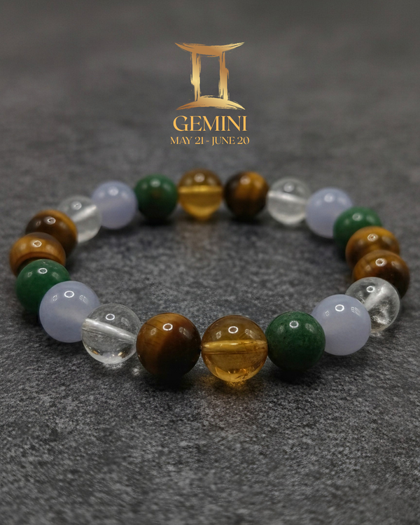 GEMINI ZODIAC BRACELET (THE CURIOUS COMMUNICATOR)