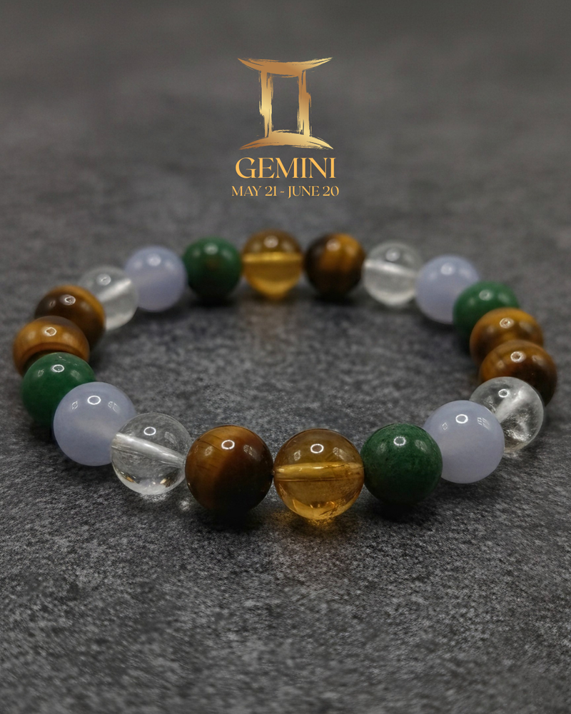 GEMINI ZODIAC BRACELET (THE CURIOUS COMMUNICATOR)