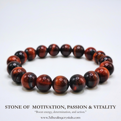 Red Tiger's Eye Bracelet (Regular Quality)