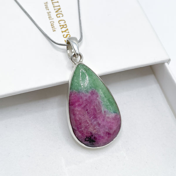 Ruby Zoisite Pendant 002