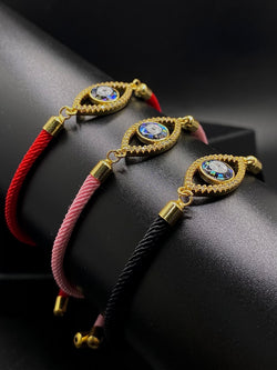 Anti- Evil Eye 🧿 Adjustable String Bracelet
