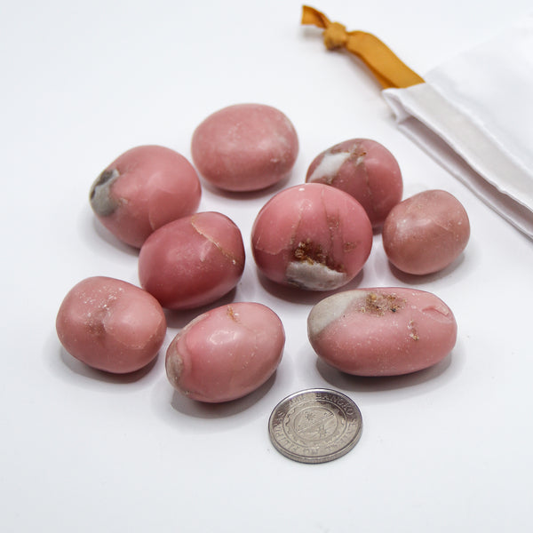 Pink Opal Tumbled Stones