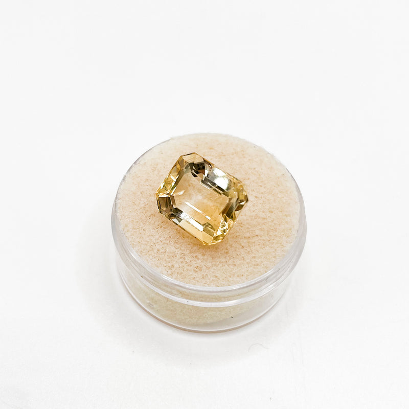 Citrine Emerald Cut Cabochon