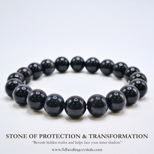 Black Obsidian Bracelet (Regular Quality)
