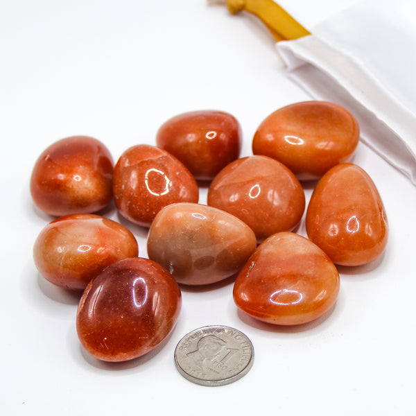 Orange Aventurine Tumbled Stones