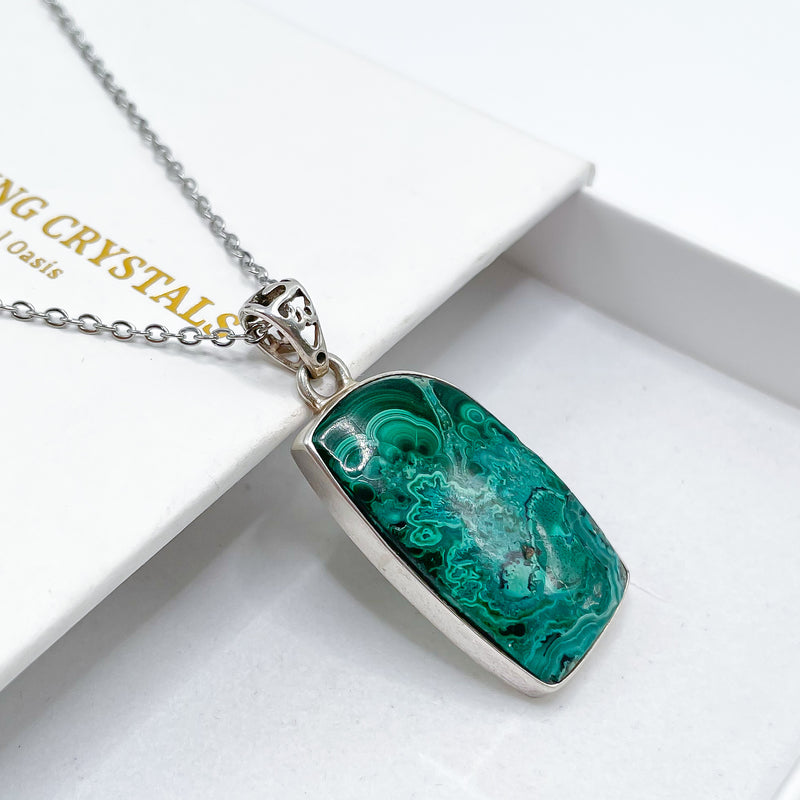 Malachite Pendant 001