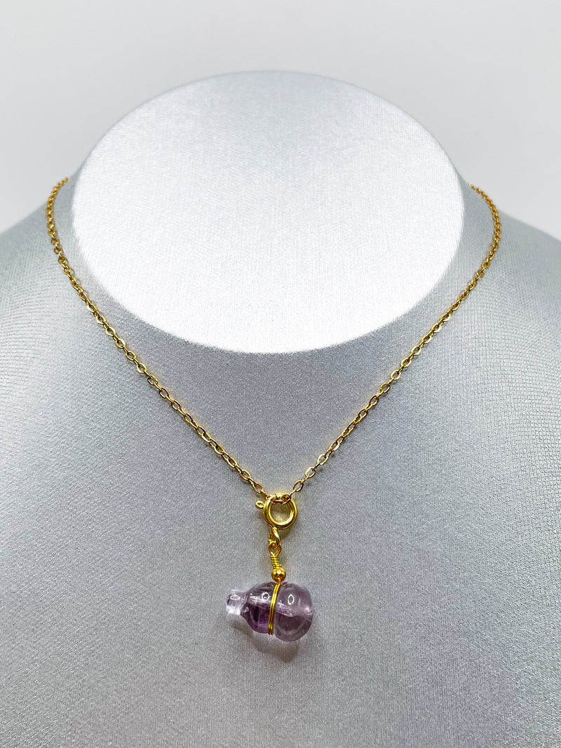 Amethyst Wu Lou Pendant