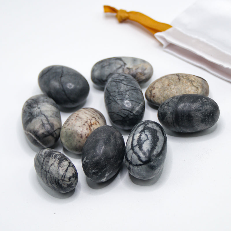 Spiderweb Jasper Tumbled Stones