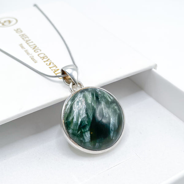 Seraphinite Pendant 004