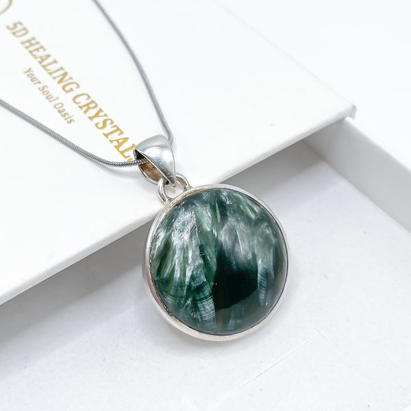 Seraphinite Pendant 004