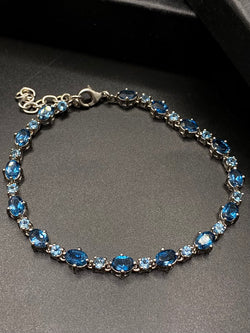 London Blue Topaz Tennis Bracelet