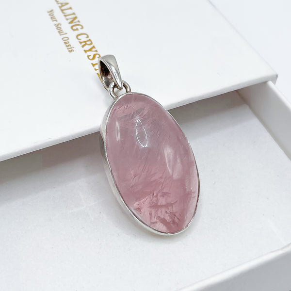 Rose Quartz Pendant 002