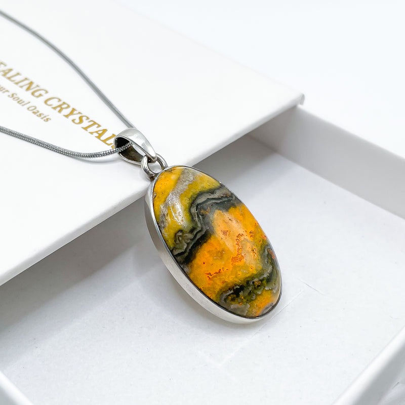 Bumblebee Jasper Pendant 003