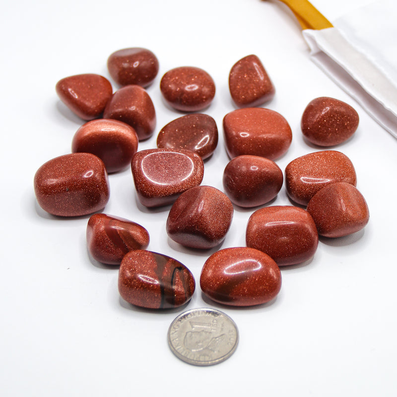 Goldstone Tumbled Stones