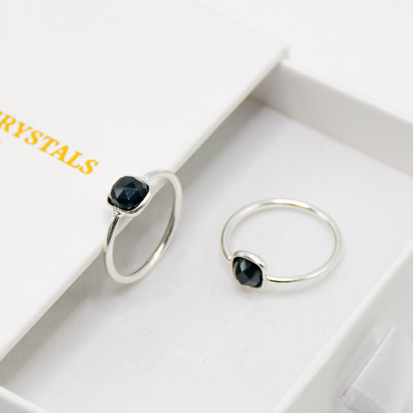 Black Spinel Ring