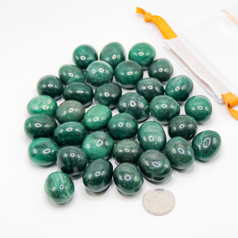 Green Aventurine High Quality Tumbled Stones