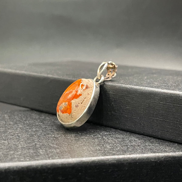 Mexican Fire Opal Pendant (Rare)