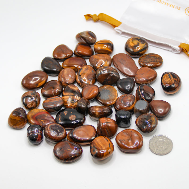 Tiger’s Eye Tumbled Stones