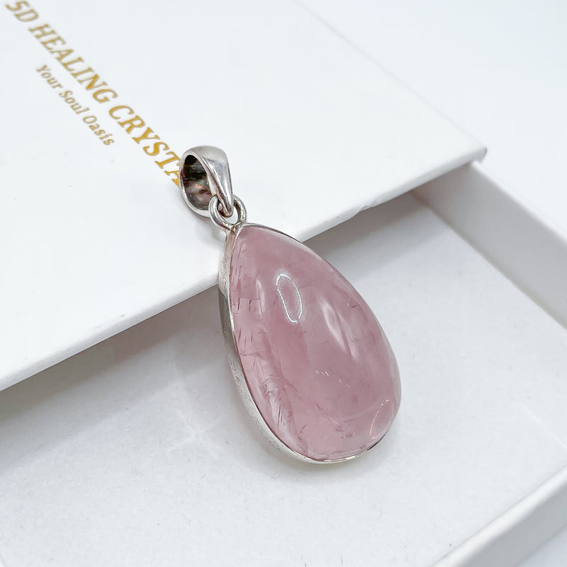 Rose Quartz Pendant 003