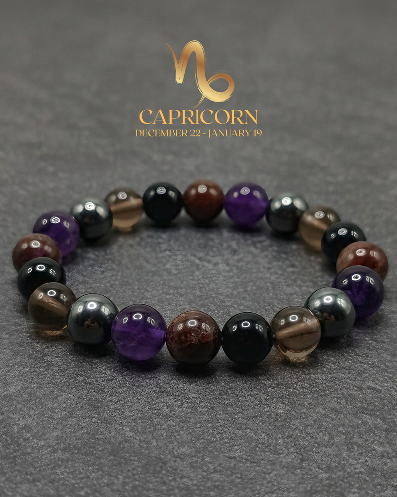 CAPRICORN ZODIAC BRACELET (THE AMBITIOUS MOUNTAIN CLIMBER)