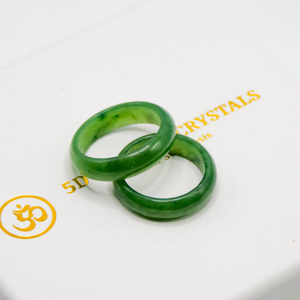 New Zealand Jade Bangle Ring