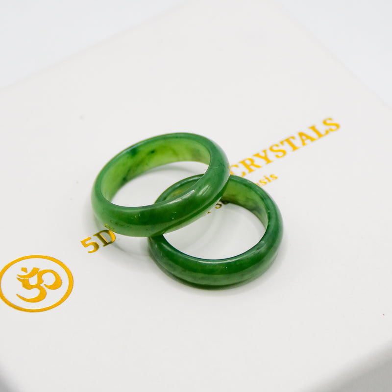 New Zealand Jade Bangle Ring