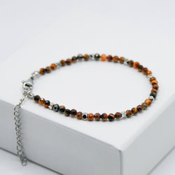 Tiger’s Eye 4mm Faceted Bracelet