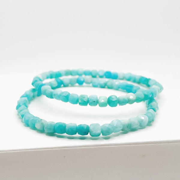 Amazonite Faceted Bracelets