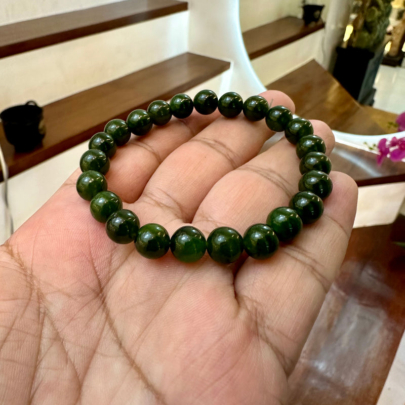 Authentic Canadian Jade Bracelet – Healing, Good Fortune, Luck, Balance & Positive Energy