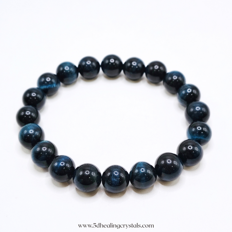 Blue Tiger's Eye Bracelet (Regular Quality)