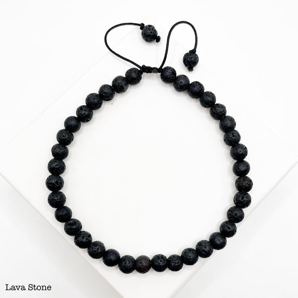 5D Grounding Anklet (Lava Stone)