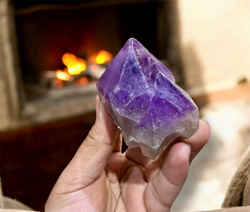 Raw Amethyst Chunk Geode from Brazil Random 1pc