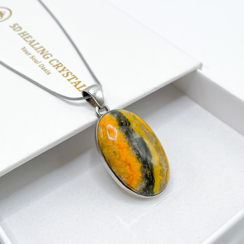 Bumblebee Jasper Pendant 002