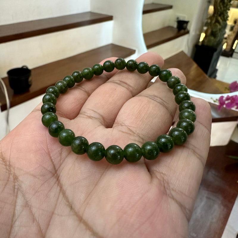 Authentic Canadian Jade Bracelet – Healing, Good Fortune, Luck, Balance & Positive Energy
