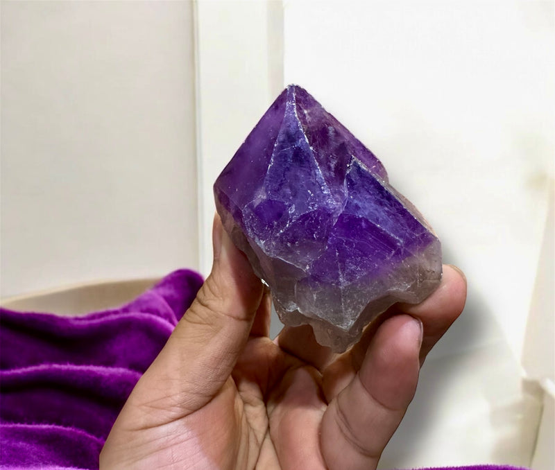Raw Amethyst Chunk Geode from Brazil Random 1pc